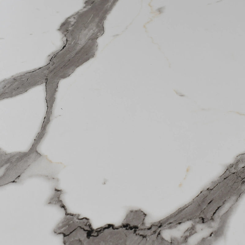 Cargue la imagen en el visor de la galería, Cubierta de mesa Laminado de Alta Presión HPL Color Blanco MARMOT-7396E-DIA70 CasaEaster