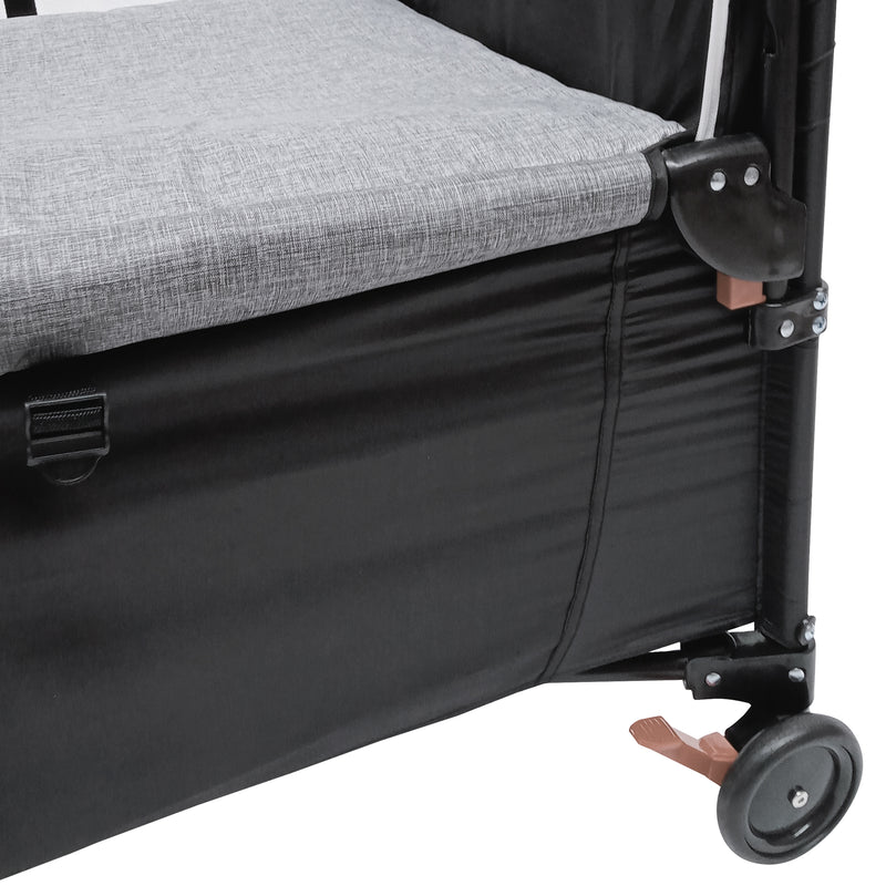 Cargue la imagen en el visor de la galería, Cuna multiusos para bebe color Gris - 551