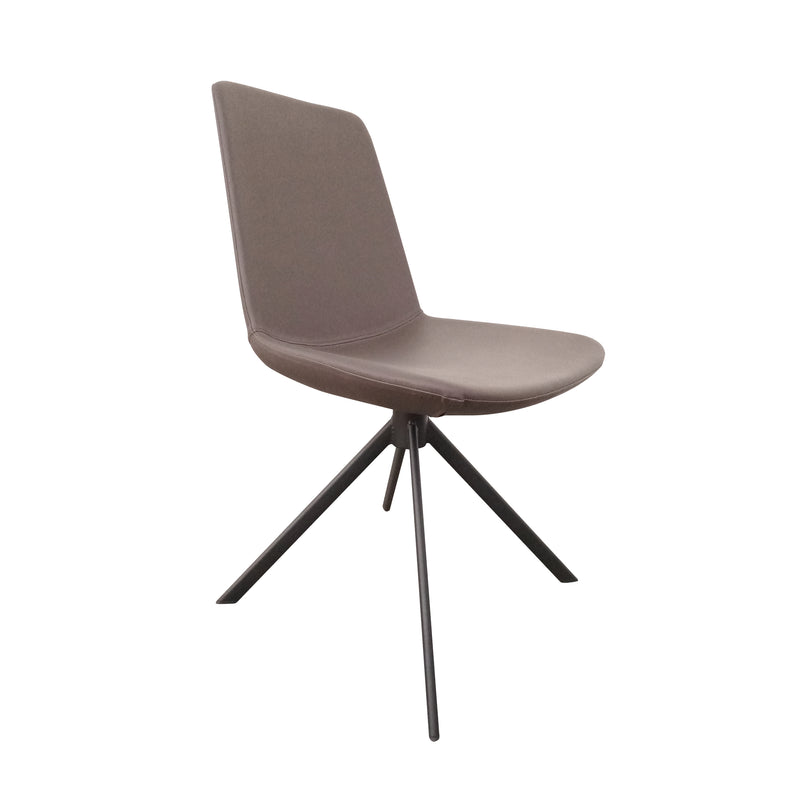 Cargue la imagen en el visor de la galería, Silla para interior Color Café obscuro, DFC estilo vinipiel CA1582-DC158