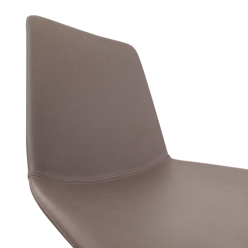 Cargue la imagen en el visor de la galería, Silla para interior Color Café obscuro, DFC estilo vinipiel CA1582-DC158