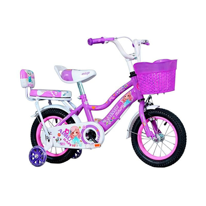 Cargue la imagen en el visor de la galería, Bicicleta infantil DGZ de 12" Color Morado - 12DGZ-MOR