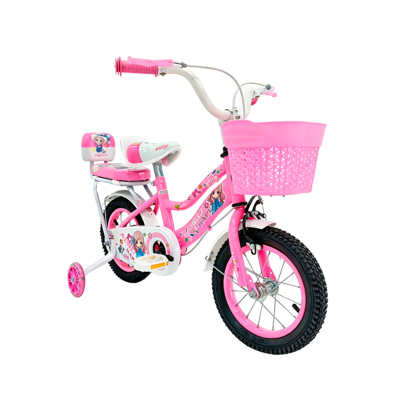 Cargue la imagen en el visor de la galería, Bicicleta infantil DGZ de 12" Color Rosa - 12DGZ-ROS