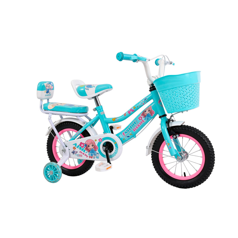 Cargue la imagen en el visor de la galería, Bicicleta infantil DGZ de 12" Color Verde Agua - 12DGZ-VER