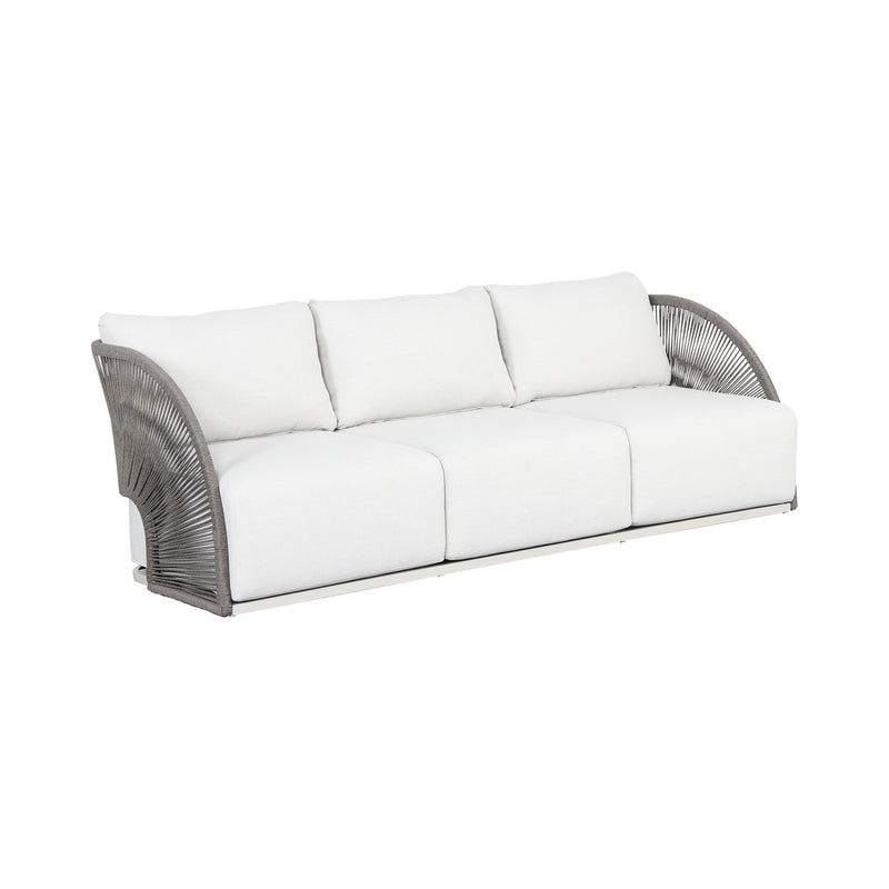 Cargue la imagen en el visor de la galería, Sillon Triple Lounge Dina Color Blanco GLA6324323KD CasaEaster