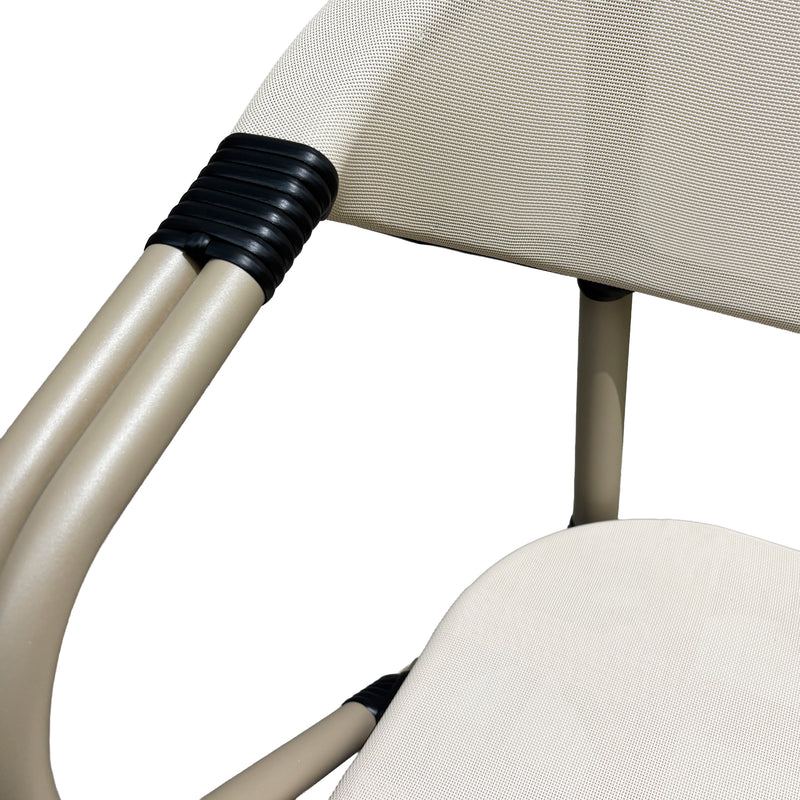 Load image into Gallery viewer, Textilene High Chair for Outdoor and Indoor Color Black DONIA-T26