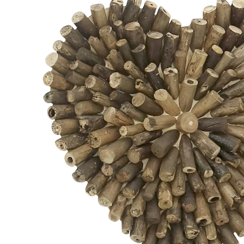 Cargue la imagen en el visor de la galería, Decoracion de Corazones Juego de 3pz Cafe -134371