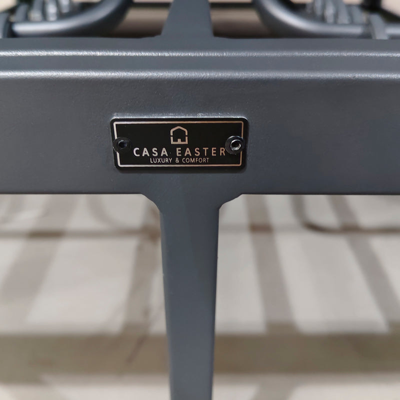 Cargue la imagen en el visor de la galería, Camastro Doble para Sol ELANORA color carbón - GL3A530849KD