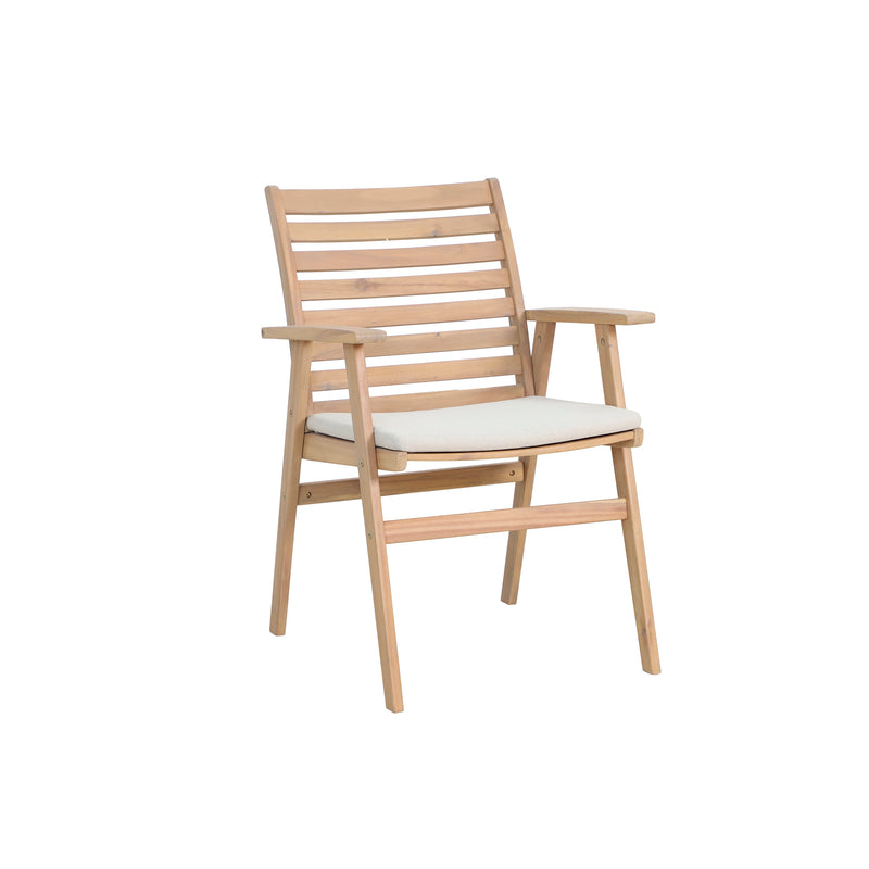 Cargue la imagen en el visor de la galería, Comedor de madera Eloise 2.1M + 8 sillas eloise HUC402471 color natural - HUC38371-402471