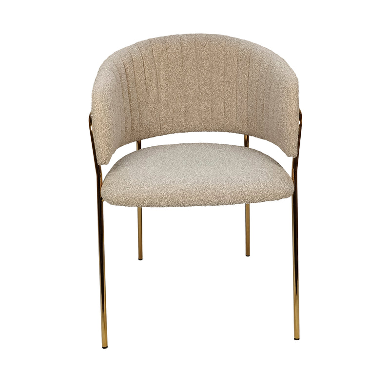 Cargue la imagen en el visor de la galería, Silla para interior Color Beige Obscuro ENGLAND - CA688