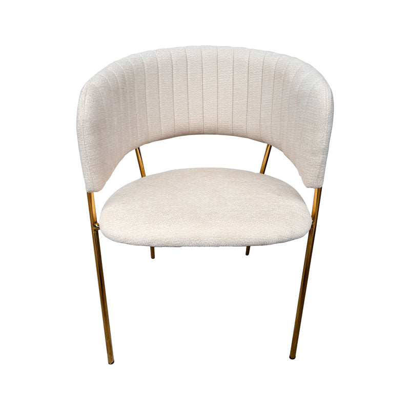 Cargue la imagen en el visor de la galería, Silla para interior Color crema/beige ENGLAND - CA689