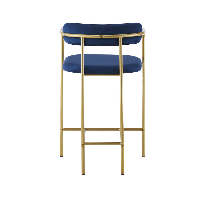 Cargue la imagen en el visor de la galería, Silla alta de Interior Erin B04249-BL azul - B04249-BL