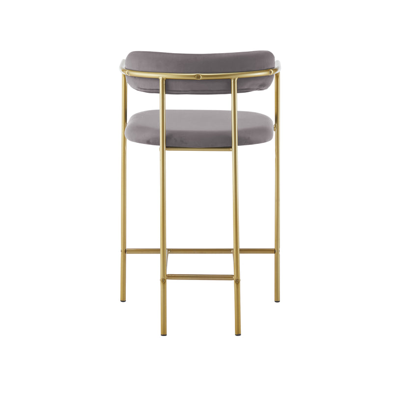 Cargue la imagen en el visor de la galería, Silla alta de Interior Erin B04238-GR Gris - B04238-GR