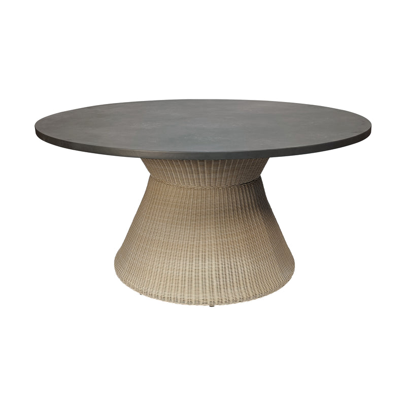 Cargue la imagen en el visor de la galería, Mesa de comedor EVYA Redonda 1.5 M color Negro - GLAE259174KD-Black