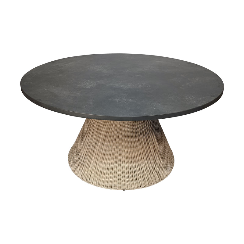 Cargue la imagen en el visor de la galería, Mesa de comedor EVYA Redonda 1.5 M color Negro - GLAE259174KD-Black