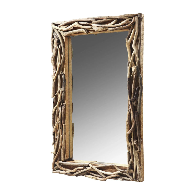 Cargue la imagen en el visor de la galería, Espejo Decorativo Color Natural BAKAU-131042