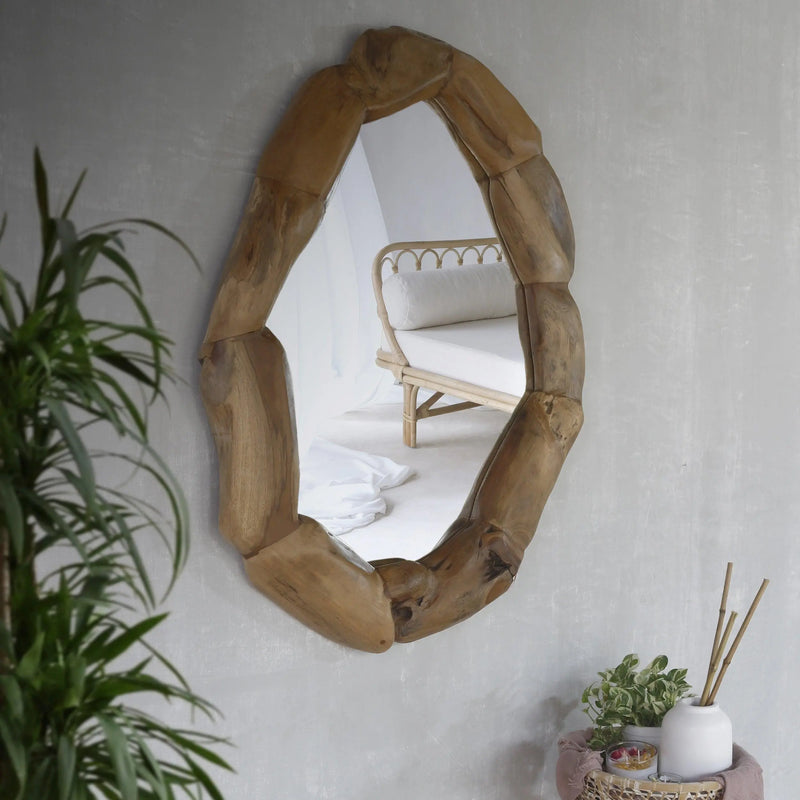 Cargue la imagen en el visor de la galería, Espejo Decorativo Color Natural BATMAN-132162