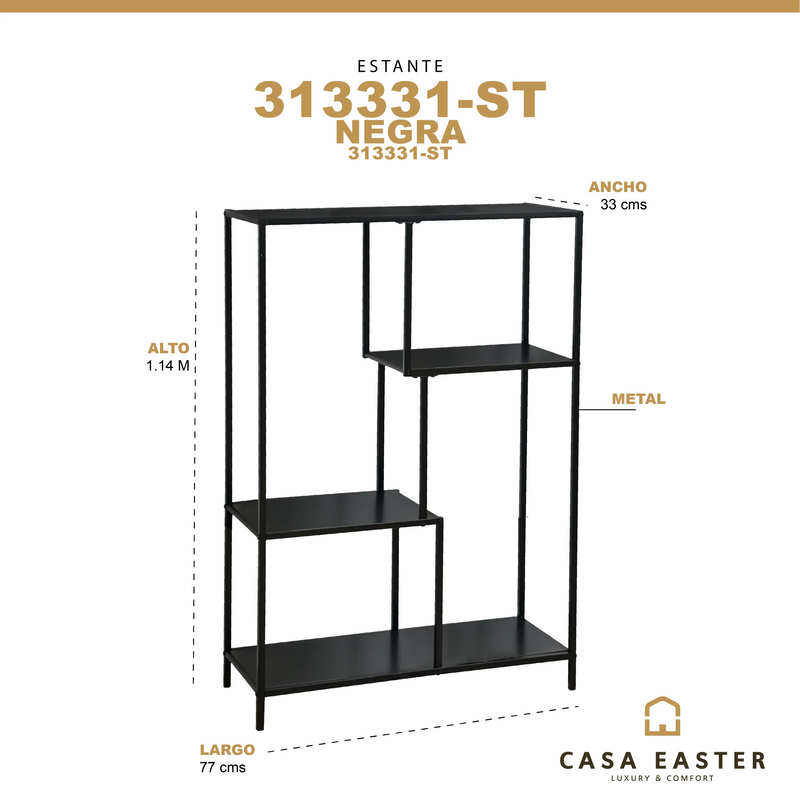 Cargue la imagen en el visor de la galería, Estante 4 niveles 313331-ST - 313331-ST CasaEaster