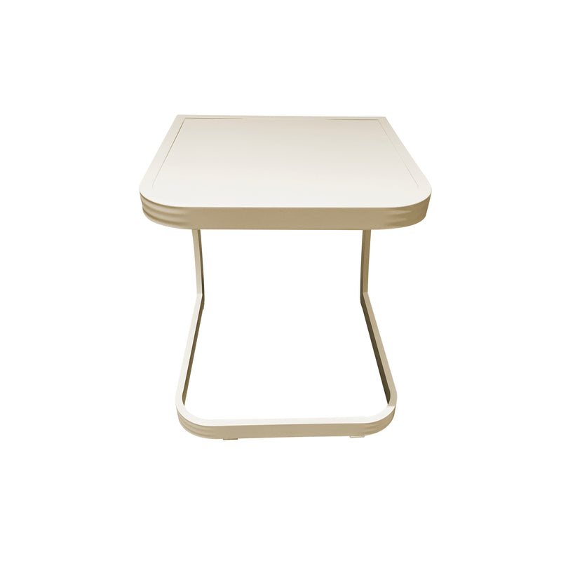 Cargue la imagen en el visor de la galería, Mesa Bistro cuadrada Franko, color Champagne 50x45cms - FR990990