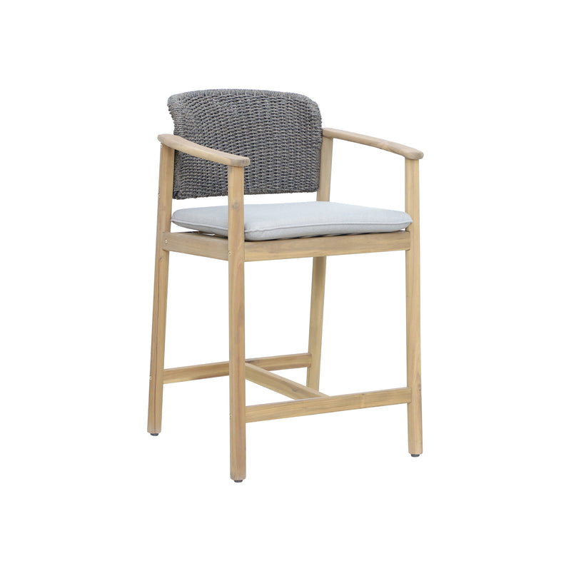 Cargue la imagen en el visor de la galería, Comedor de barra Freeport color Gris 1.6 M + 6 sillas freeport de bar