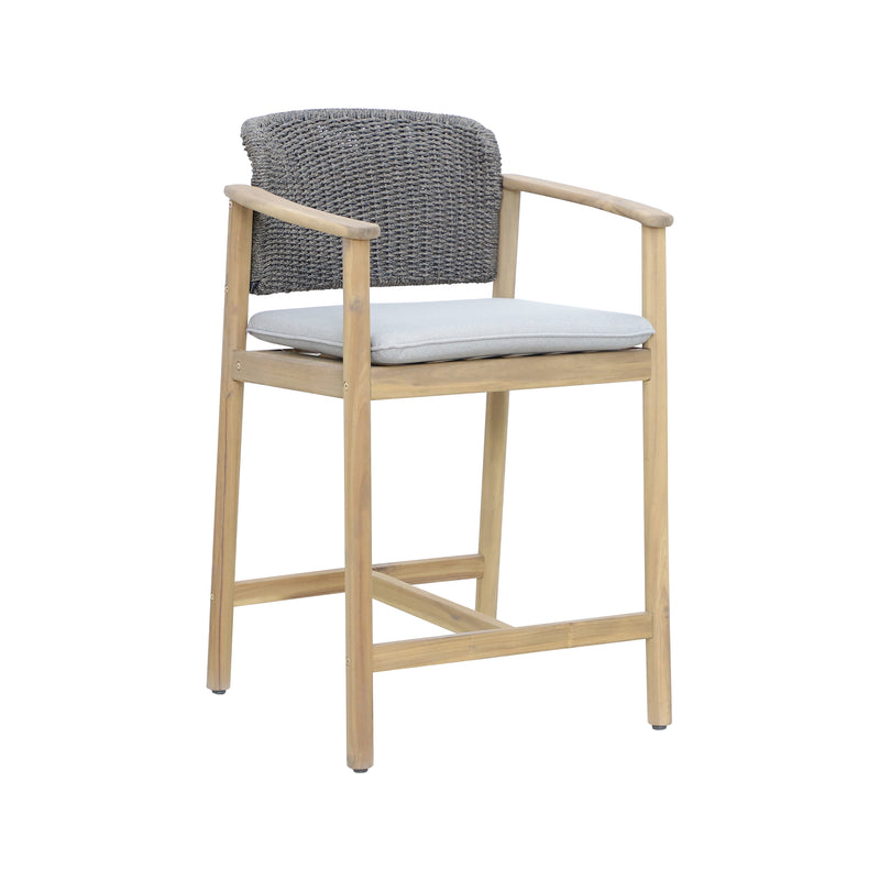 Cargue la imagen en el visor de la galería, Silla Alta Freeport de madera color Gris - HUC40159