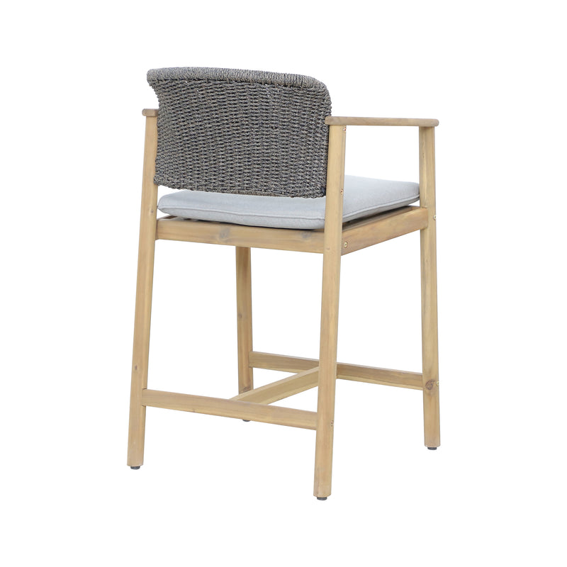 Cargue la imagen en el visor de la galería, Silla Alta Freeport de madera color Gris - HUC40159