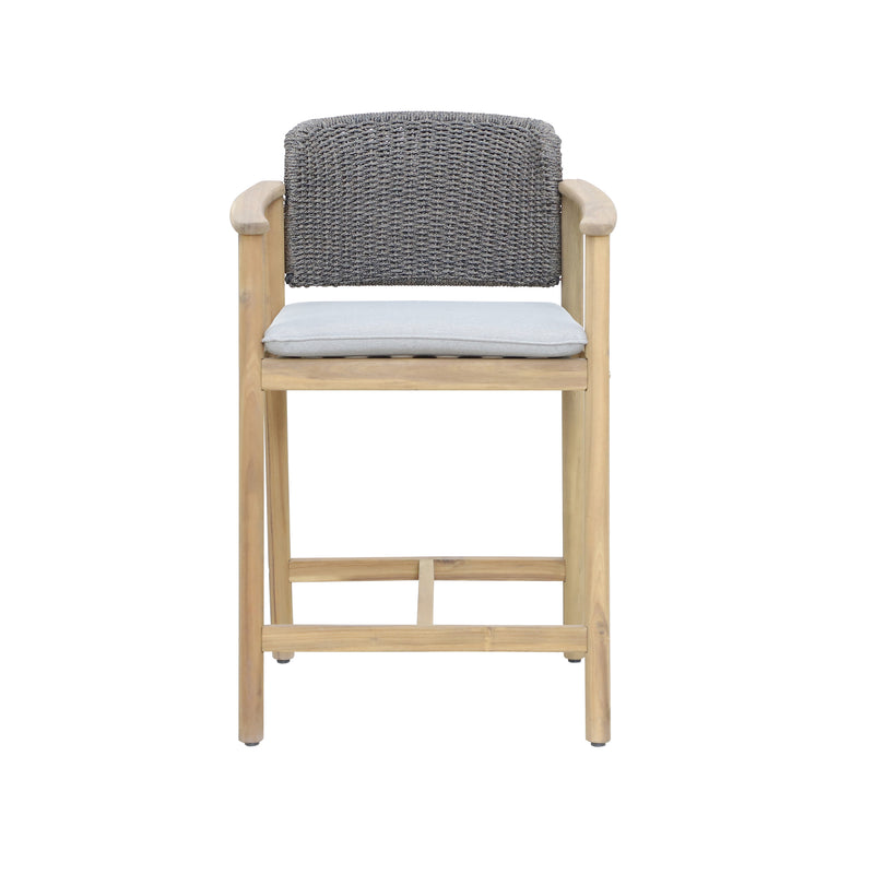 Cargue la imagen en el visor de la galería, Silla Alta Freeport de madera color Gris - HUC40159