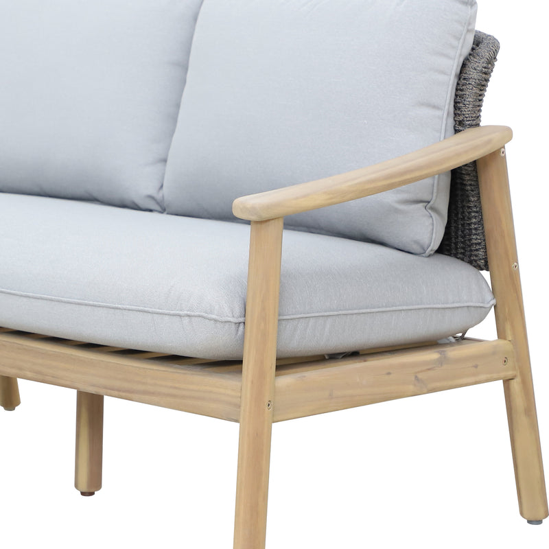 Cargue la imagen en el visor de la galería, Sofá doble Freeport Gris - HUC40136