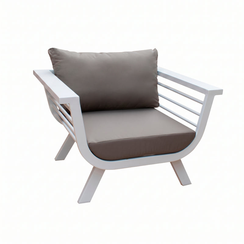 Load image into Gallery viewer, White Armchair FRIO INDIVDUAL-BIS-FW