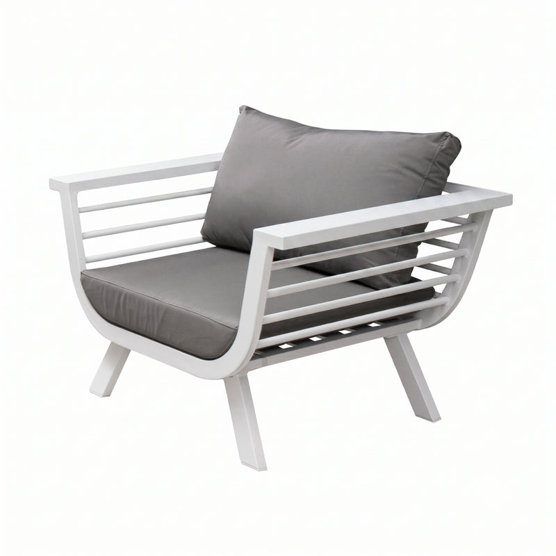Load image into Gallery viewer, White Armchair FRIO INDIVDUAL-BIS-FW
