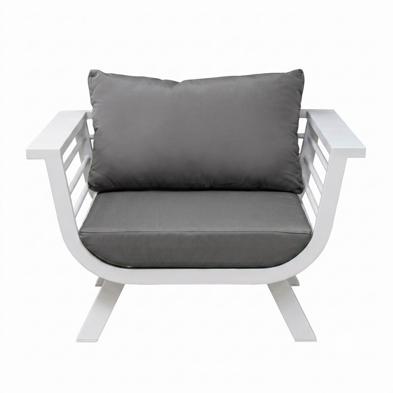 Load image into Gallery viewer, White Armchair FRIO INDIVDUAL-BIS-FW