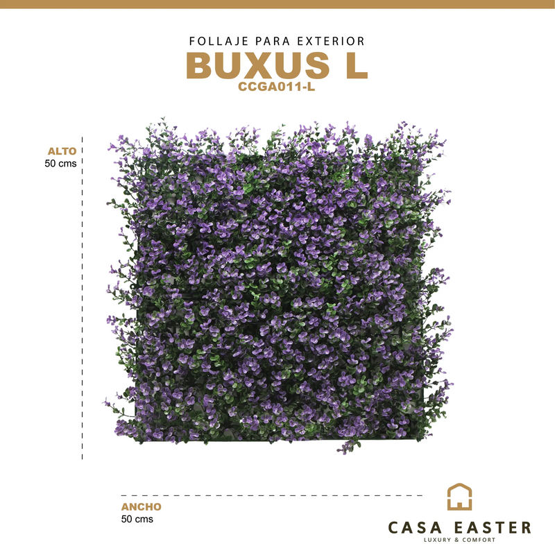Cargue la imagen en el visor de la galería, Follaje Decorativo Sintetico para exterior y interior BUXUS L 50cms*50cms-CCGA011-L