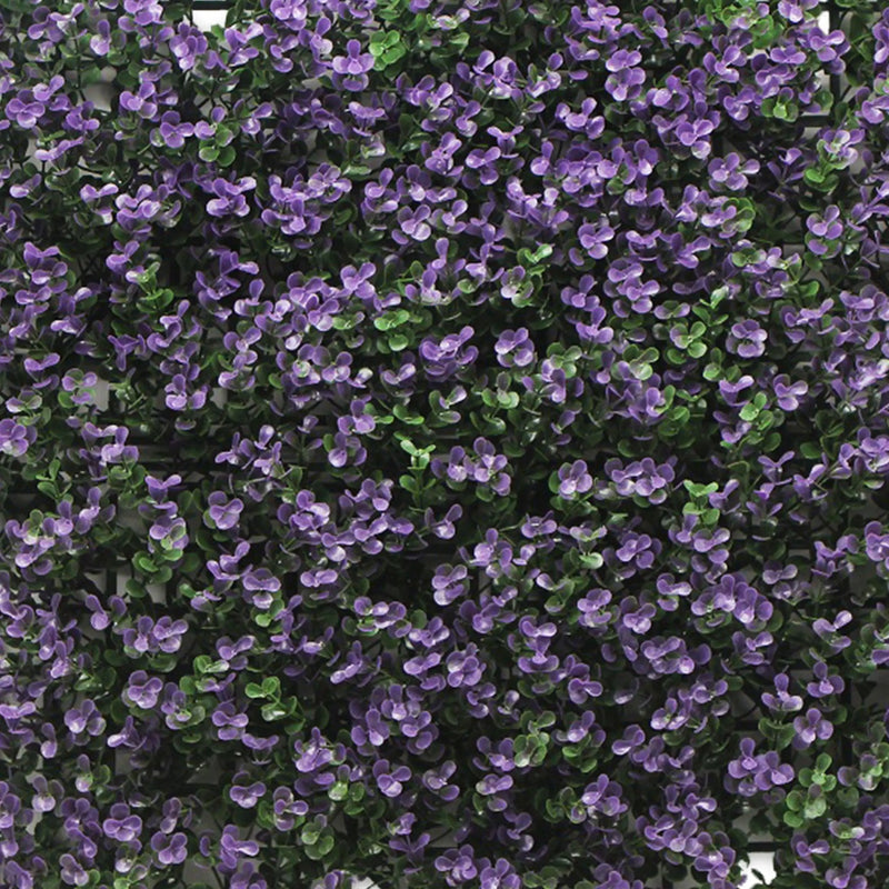 Cargue la imagen en el visor de la galería, Follaje Decorativo Sintetico para exterior y interior Color Lila BUXUS 1m*1m- CCGA011