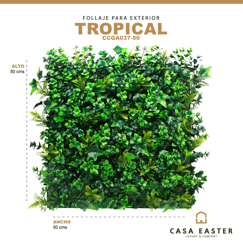 Cargue la imagen en el visor de la galería, Follaje Decorativo Sintetico para exterior y interior TROPICAL - CCGA037-50 CasaEaster