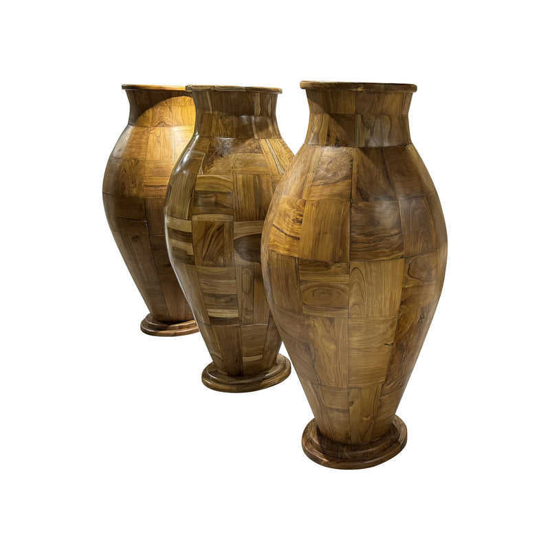 Cargue la imagen en el visor de la galería, Maceta Decorativa para exterior y interior Color Natural GENTONG LIGH -13445 CasaEaster