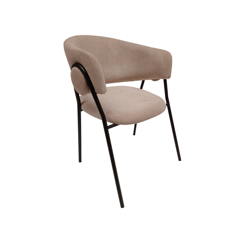 Cargue la imagen en el visor de la galería, Silla de Interior de Metal GERI Color Beige - 23063108