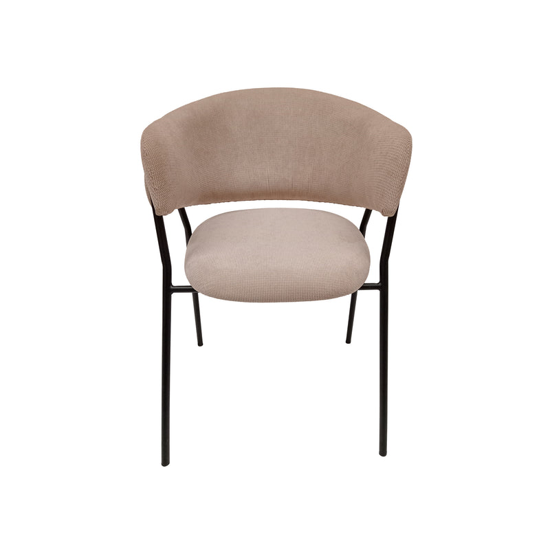 Cargue la imagen en el visor de la galería, Silla de Interior de Metal GERI Color Beige - 23063108