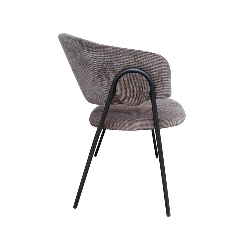 Cargue la imagen en el visor de la galería, Silla de Interior Geri 23063108-NE color Café - 23063108-NE