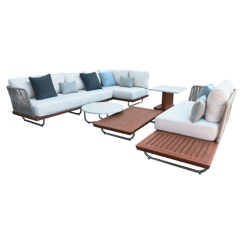 Cargue la imagen en el visor de la galería, Set Giuseppe de 6 pz color Natural - GIU