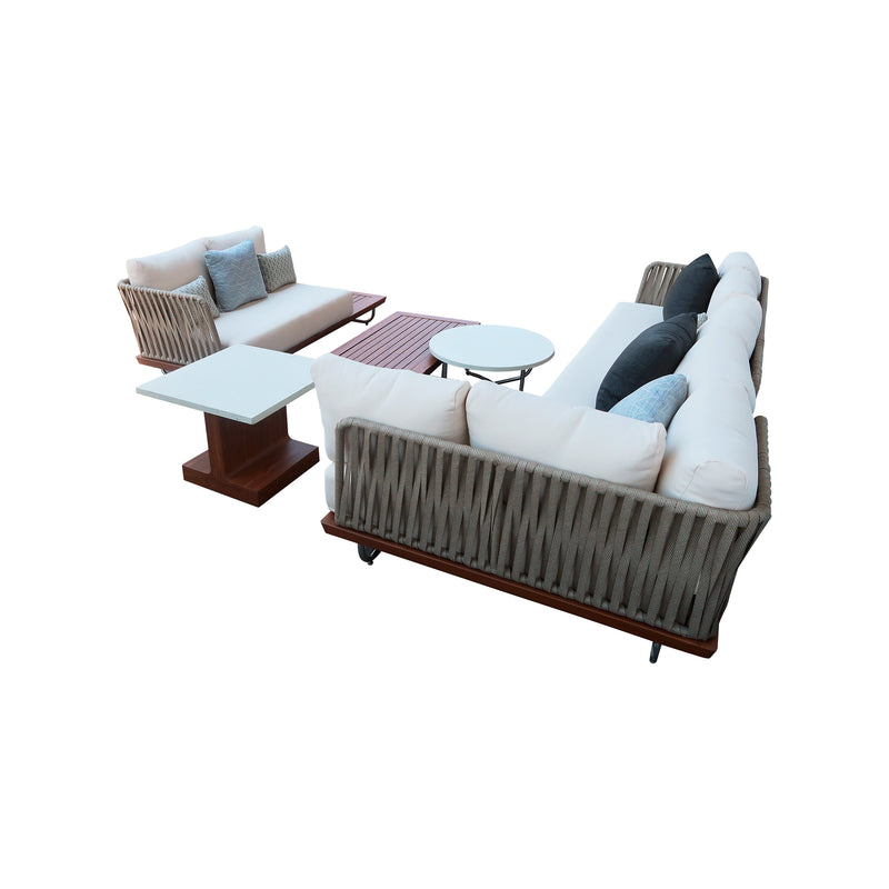 Cargue la imagen en el visor de la galería, Set Giuseppe de 6 pz color Natural - GIU