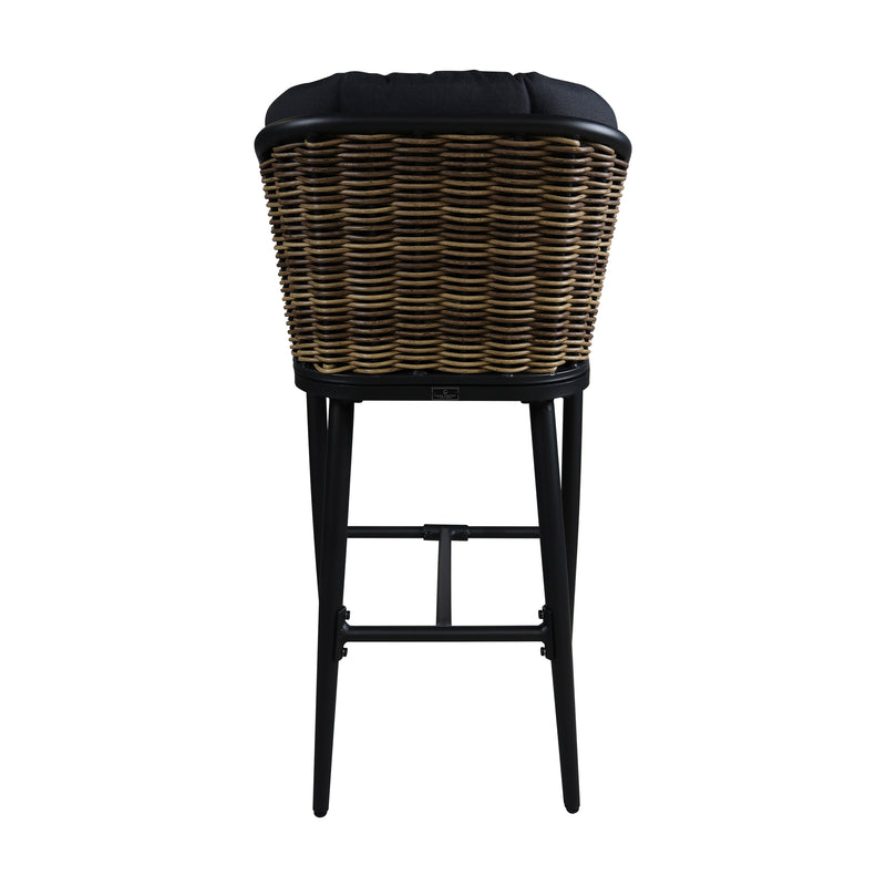 Cargue la imagen en el visor de la galería, Silla alta para exterior e interior Glamour color carbón - GLA6248316KD