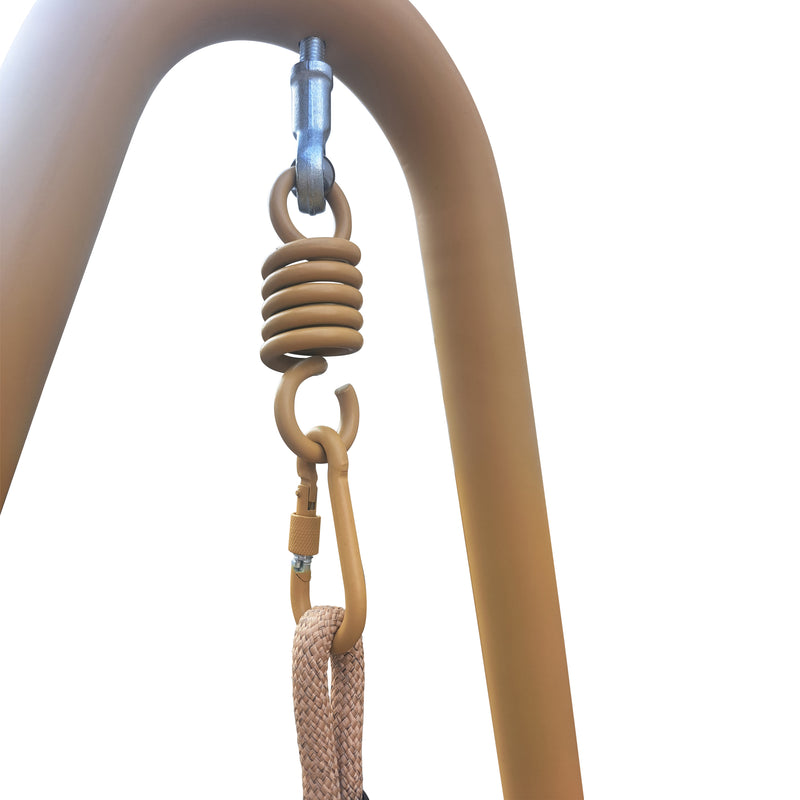 Cargue la imagen en el visor de la galería, Columpio de Madera para interior o exterior HANGING - Y9221-BEIGE