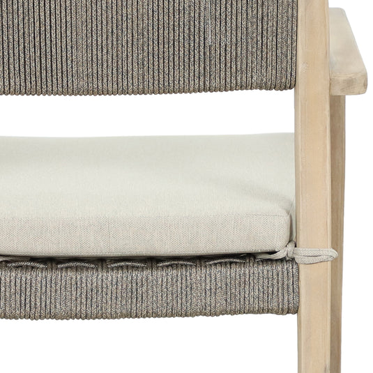 Silla de madera para exterior e interior Harmony color natural - HUC40808