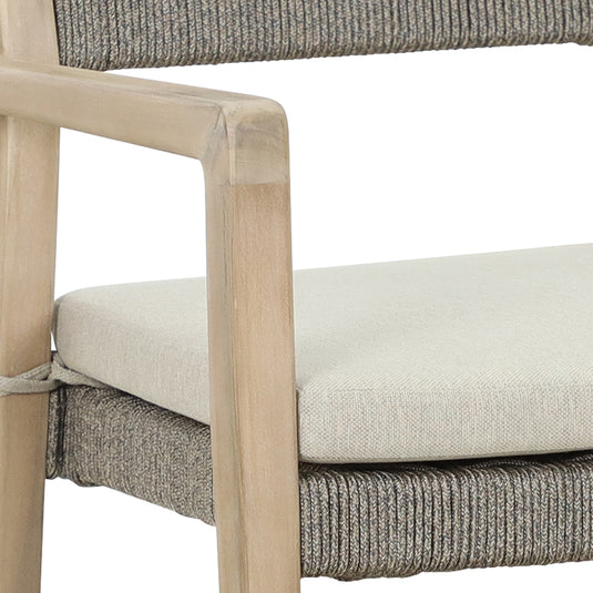 Silla de madera para exterior e interior Harmony color natural - HUC40808