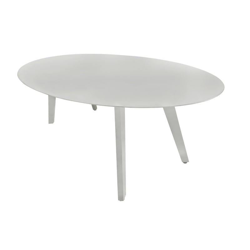 Cargue la imagen en el visor de la galería, Mesa de comedor Alum Blanca Herclion 2.5*1.2 M - STD19912-WH