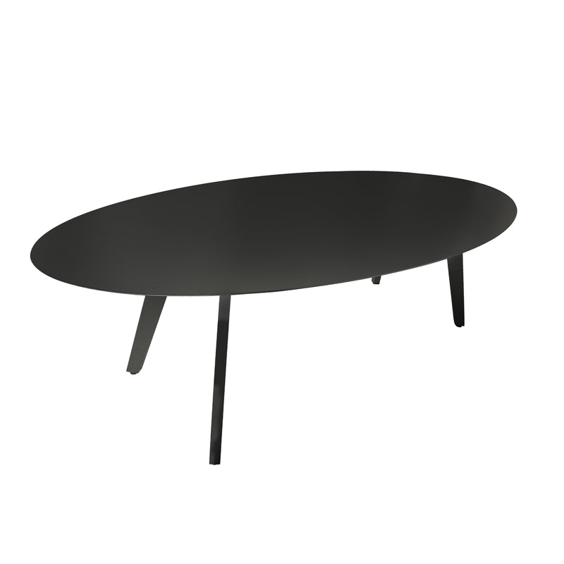 Cargue la imagen en el visor de la galería, Comedor Ovalado Herclion carbon + 8 sillas Elona 567