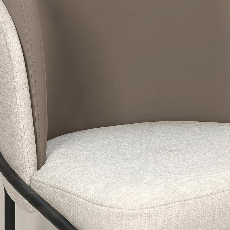 Cargue la imagen en el visor de la galería, Silla de Interior Hilda color gris / gris obscuro - CA5112