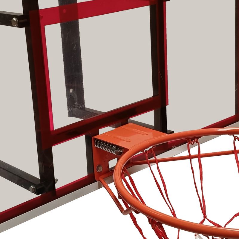 Cargue la imagen en el visor de la galería, Tablero de Basketball Hops color Negro con Rojo Kobi HMG01 Para Pared - HMG01