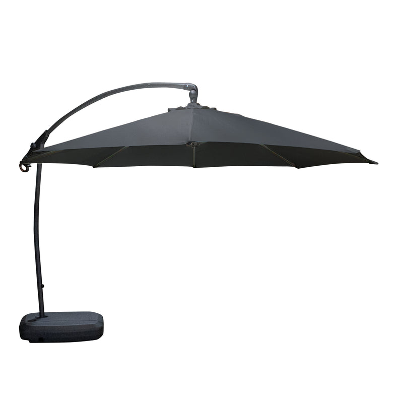 Cargue la imagen en el visor de la galería, Sombrilla para Jardin o Exterior Home Brazo Lateral Color Carbon + Base Home