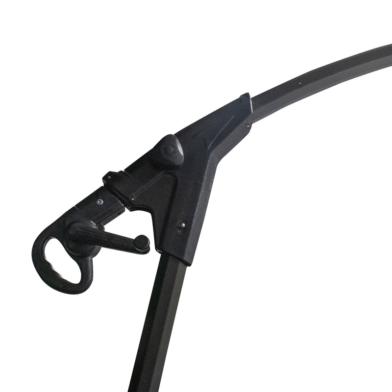 Cargue la imagen en el visor de la galería, Sombrilla para Jardin o Exterior Home Brazo Lateral Color Carbon + Base Home