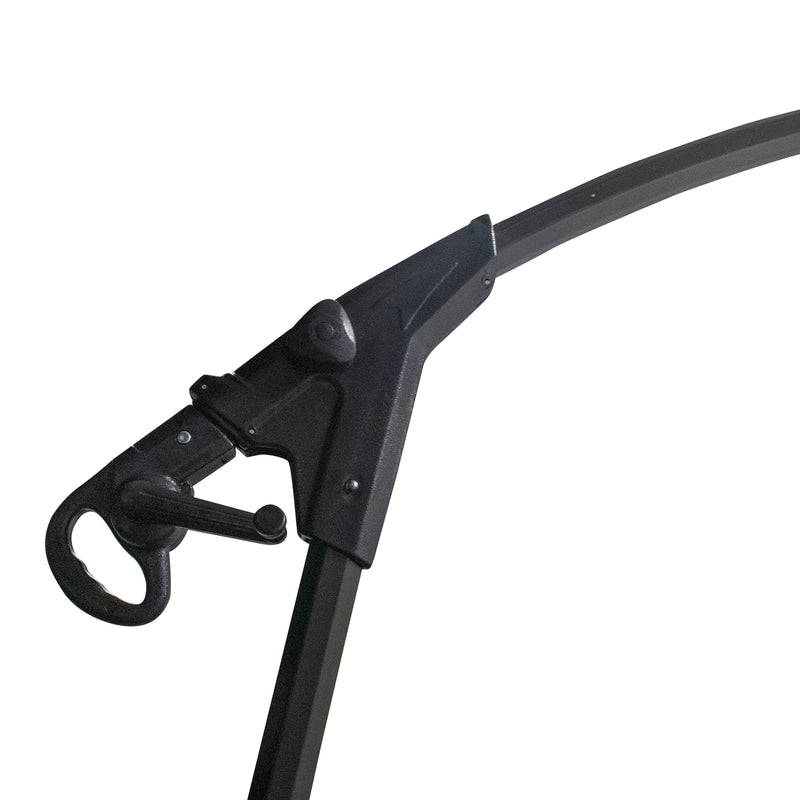 Cargue la imagen en el visor de la galería, Sombrilla para Jardin o Exterior Home Brazo Lateral Color Gris Claro + Base Home